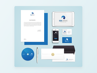 Daily UI #052 - Logo Design daily dailyui design diving logo marine sea ship surf ui ux wave