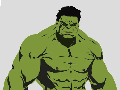 Hulk Illustration art avenger green hulk hulk illustration illustration muscles
