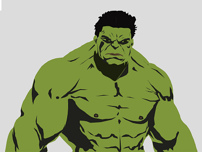 Hulk Illustration art avenger green hulk hulk illustration illustration muscles
