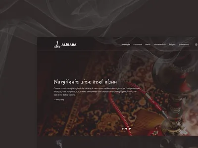 Alibaba Nargile alibaba css html ui ux webdesign