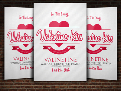 Valentine Flyer business business flyer clean company corporate business flyer valentines day flyer