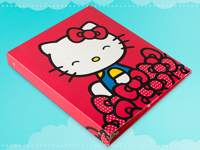 Sanrio Hello Kitty Branded Binder 3 ring binder hello kitty sanrio