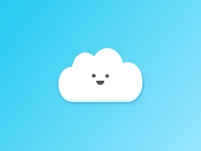 Cloudio art cloud cute icon illustration sky
