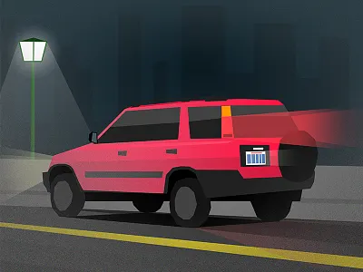 I'm Going Home car cars cities crv dark honda street