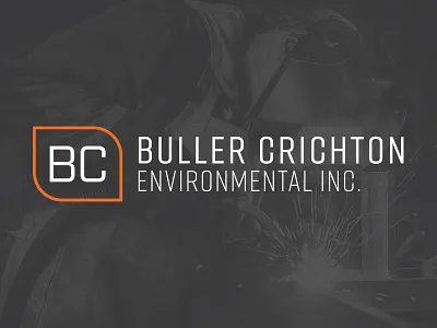 Environmental Consultants Logo bold charcoal consultant environmental leaf logo logo design orange strong typography
