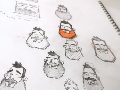 Some WIP avatar sketching avatar beard sketch sketch book sketchbook sketching