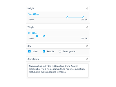 Part of Study Details blocks details filter height range sex ui weight