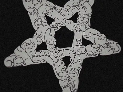 Catagram catagram cats pentagram