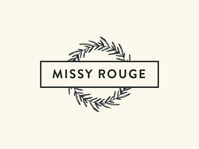 Missy Rouge Branding art direction branding logo design
