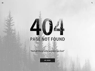 Daily UI Challenge - Day #008 404 Page 008 dailyui ui