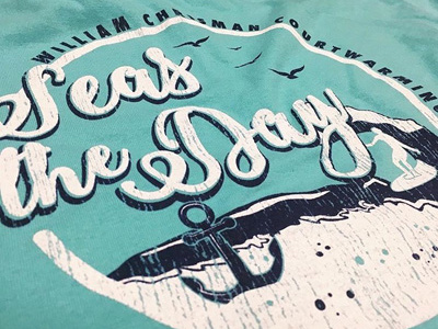 Seas the Day Tshirt screen print tshirt