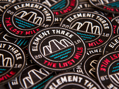 The Last Mile patches badge element three patch pyramids