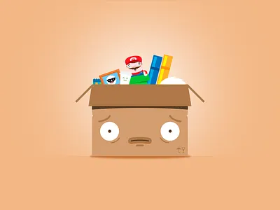 Moving... boxes face struggle stuff