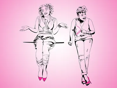 AkilahGreen branding comedian dribbble prospect logo monocromatic