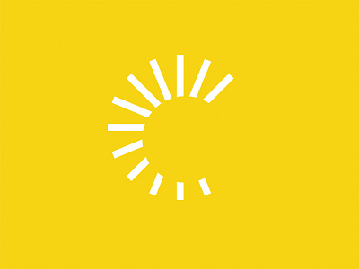 "Radiate C" WIP branding c catholic charity credit card icon identity logomark round up wip