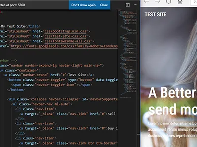 design & development (altogether) code design html responsive
