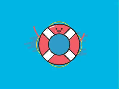 Lifesaver Character character illustration illustrator lifesaver