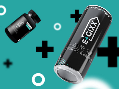 Egixx Energy Pills and Drinks energy packaging