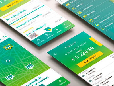 Banking app app design