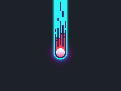 Meteor art color design icon illustration illustrator meteor ui