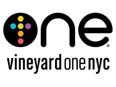 V1nyc Logo 400x300px branding church cross dots logo ministry vineyard