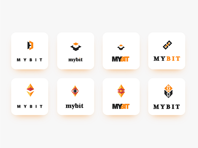 MyBit Cryptocurrency Logo Design cryptocurrency design logo my bit