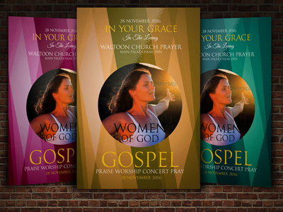 Women Of God Faith Conference 5×8.5 Flyer Template business business flyer clean company