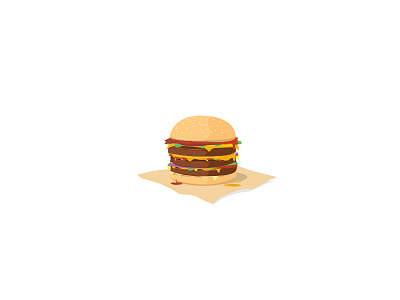 Burger burger food illustration vector