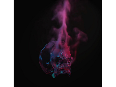 Submit to me your soul 3d 3d illustration c4d cinema 4d digital art digital design illustration inspiration octane redshift skull smoke