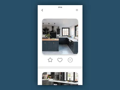Kitchen Inspiration App app design ios ui