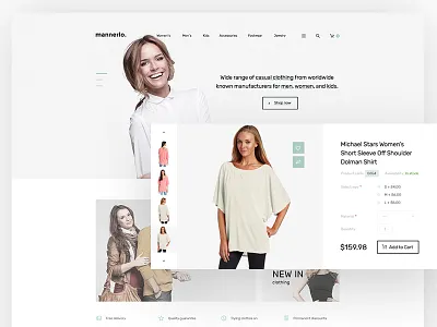 Mannerlo - Fashion Template PrestaShop clothes design fashion presta woman