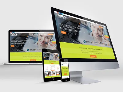 Website Design for Inflow Communications design