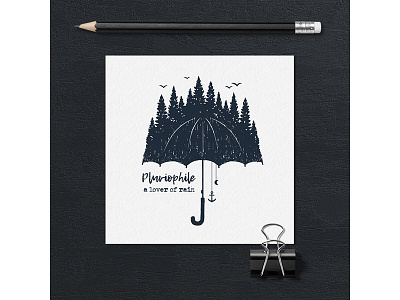 Double Exposure badge design double exposure fun grunge logo rain typography vintage wanderlust