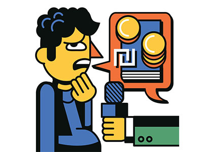 Conversations About Book Sales confused money reporter talk