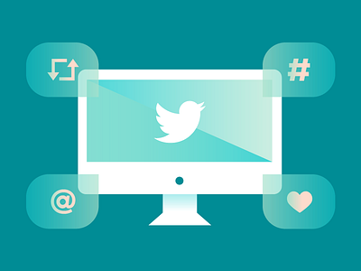 Tweet Tweet illustration twitter vector