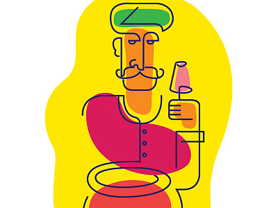 Kulfi Wala illustration indian vendor kulfiwala sweet