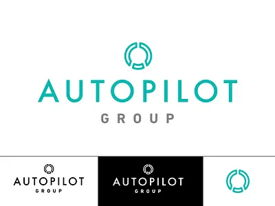 Autopilot Group Logo a autopilot design group icon logo modern teal