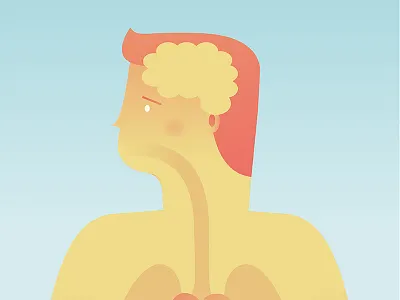 Human body - top section anatomy body brain breathe chest figure head human man shoulders