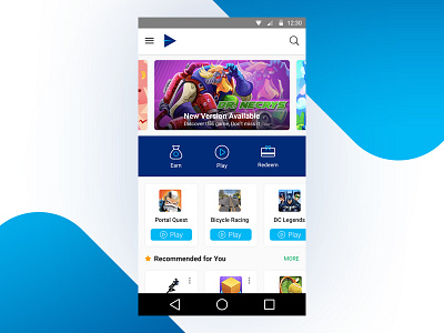 Game Store | Online Game android design games google interface material mobile mobileapp playstore store ux