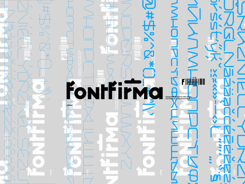 KIRKE FREE FONT preview cyrillic digital font fontfirma freefont latin letters space type typeface typography