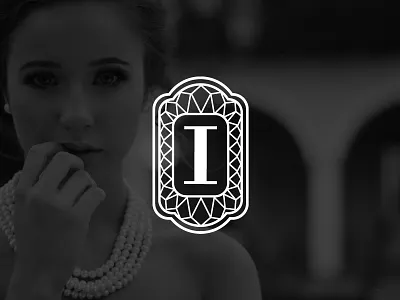 Ilya Mark Detail art deco badge brand classical diamonds handmade ilya jewelry logo luxury mark