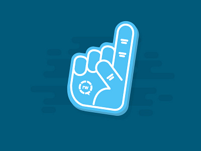 Thank You Illustration flat foam finger illustration line number 1 revenuewell thank you