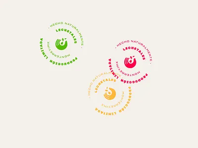 Lechetales code green icon red sharp grotesk stamp type typography yellow