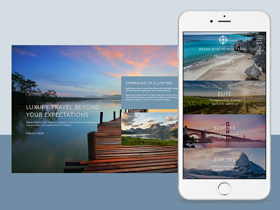 Luxury travel website luxury travel ui design ux website website design