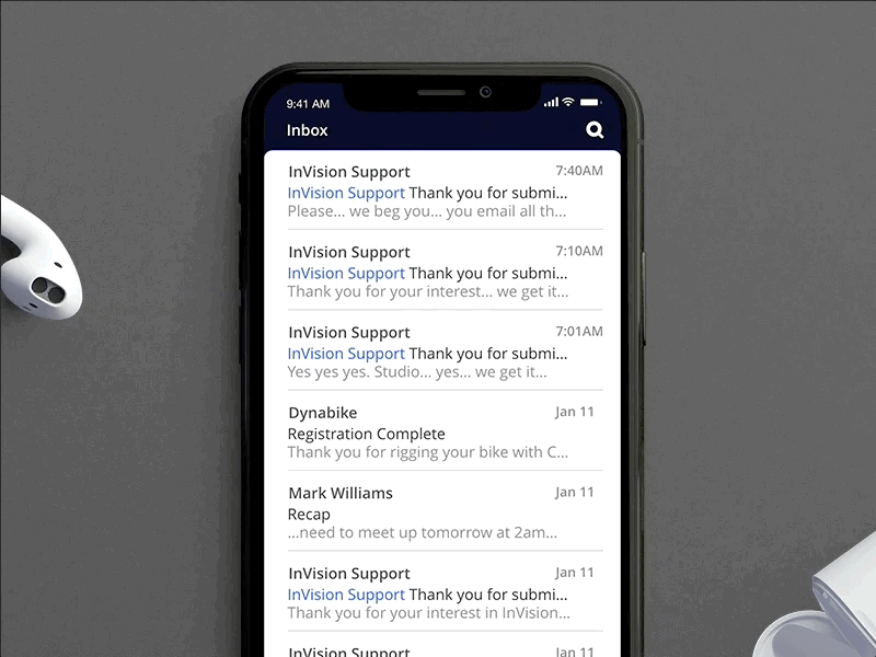 Refresh for InVision Studio illustration invision ios iphone iphone x load minimal refresh studio