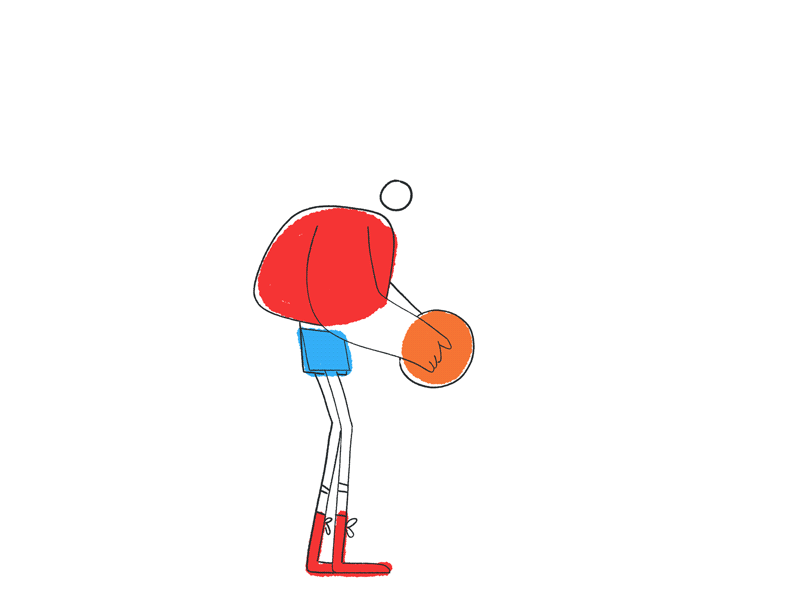 Free Throw animation basket basketball character cycle dude illustration shot