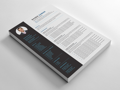 Resume A4 Paper a4 business clean complete cover letter creative curriculum vitae