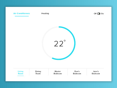 Daily UI #021 : Home Monitoring Dashboard color creative dailyui dailyui100 dashboard design home landing minimal simple ui ux
