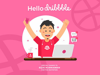 Hello dribbble dribbble dribbble invitation hello