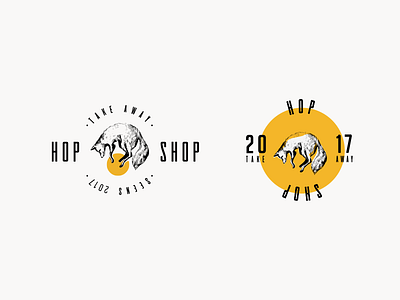 Fox fox illustration logo vintage